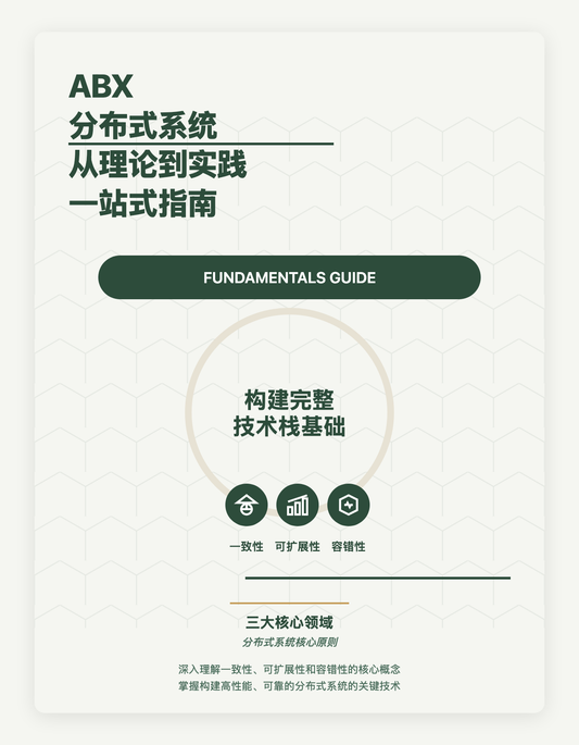 分布式系统 - 从理论到实践的一站式指南